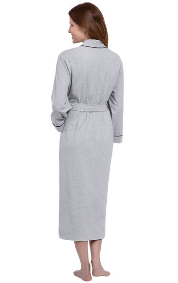 Solid Jersey Robe - Heather Gray