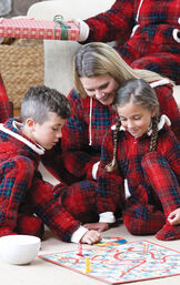 Cozy Holiday Hoodie-Footie Family Pajamas image number 2