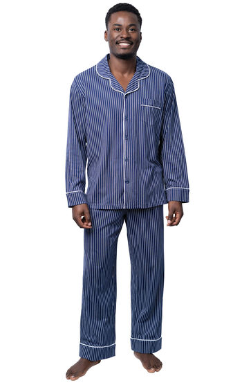 Men's Cotton Poplin Check Print Pajama Pants - Men's Loungewear & Pajamas -  New In 2024