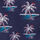 Christmas Palm Trees Fabric Swatch