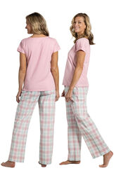 Perfectly Plaid Short Sleeve Pajamas image number 1