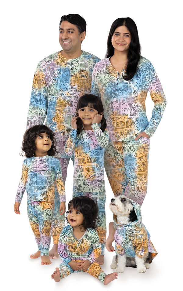 Love is Love Family Pajamas image number 1