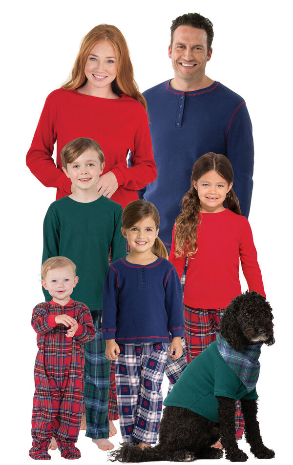 Festive Plaids Mix & Match Family Pajamas image number 0