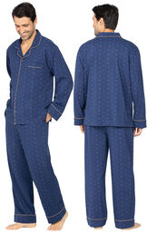 Geo-Printed Men's Pajamas image number 1