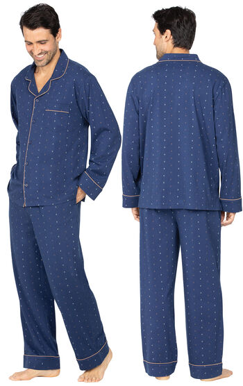 Geo-Printed Men's Pajamas