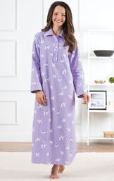 Purrfect Flannel Nightgown image number 2