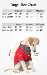 Dog Sizes XS (Chest Girth 11-13"/Back Length 9-10"), SM (Chest Girth 14-17"/Back Length 11-13"), MD (Chest Girth 18-22"/Back Length 14-18"), LG (Chest 23-28"/Back Length 19-21"), XL (Chest 29-34"/Back Length 22-25"), XL (Chest 35-39"/Back Length 26-28") image number 1