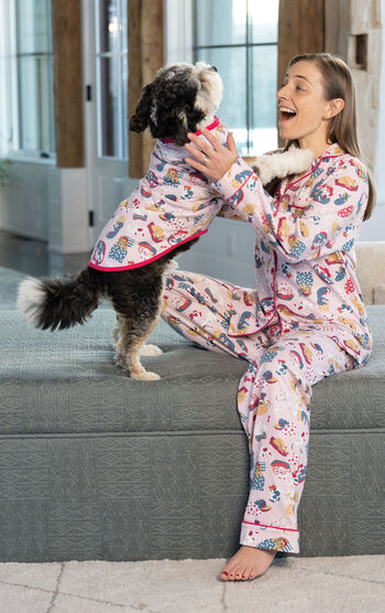 Anders vuist Detective Matching Pet and Owner Pajamas | Matching Family Pajamas | PajamaGram
