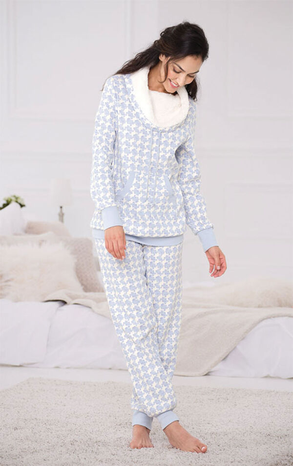 Shearling Rollneck Pajama Set image number 4