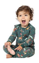 Christmas Safari Infant Pajamas image number 0