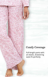Comfy Coverage - full-length pants with an elastic-drawstring waist fit perfectly image number 4
