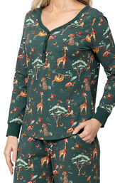 Christmas Safari Womens Pajamas image number 2
