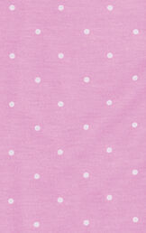 Polka Dot Button-Front Unisex Kids Pajamas - Violet image number 3