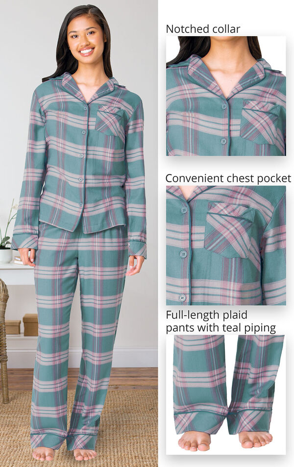 World's Softest Flannel Boyfriend Pajamas image number 3