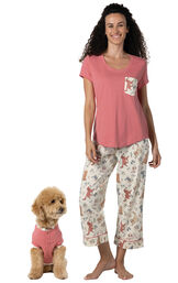 Playful Blooms Pet & Owner Pajamas image number 0