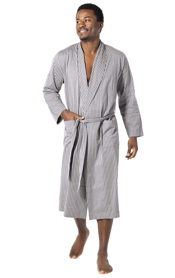 Men's Jersey Long Robe image number 0