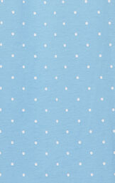 Classic Polka Dot Long Robe - Blue image number 3