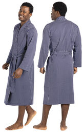 Men's Jersey Long Robe image number 1