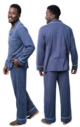 Classic Button-Front Men's Pajamas image number 4