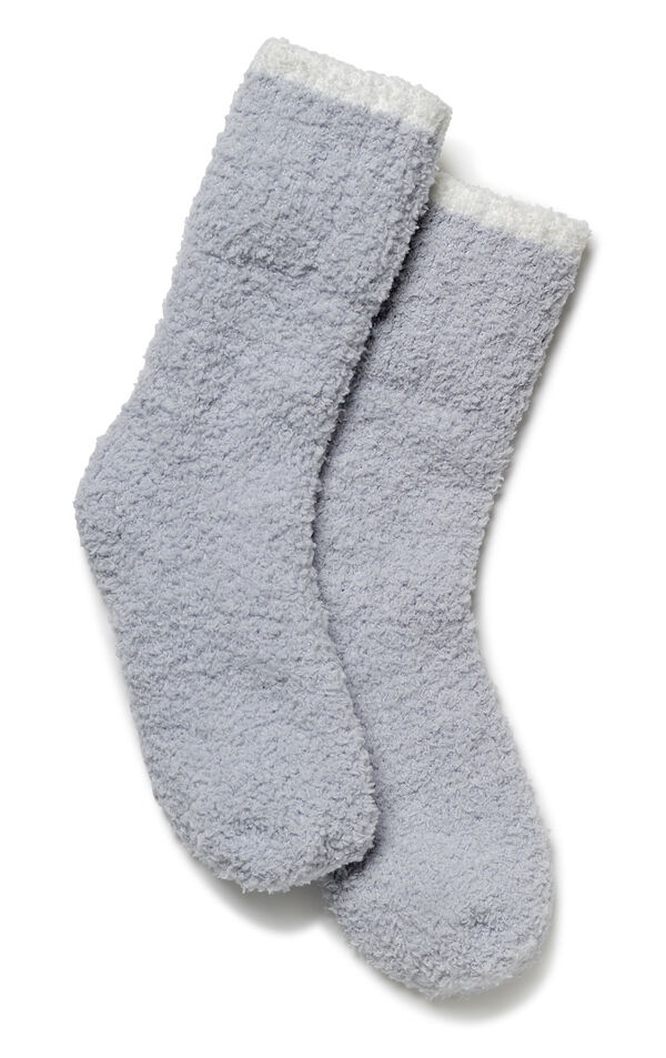 Cozy Escape Plush Sock - Gray image number 0