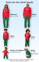 Santa's Sleigh Matching Family Pajamas image number 5