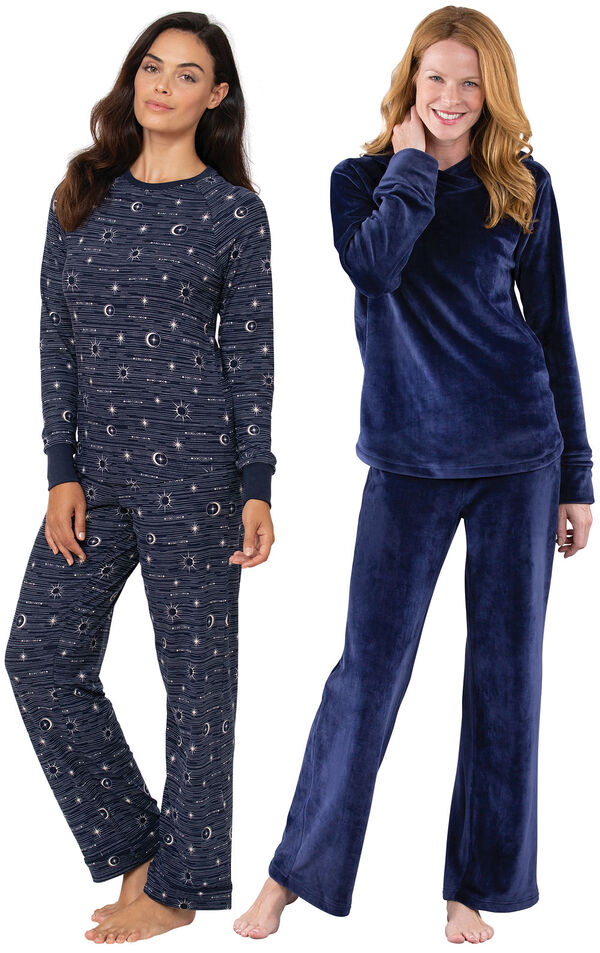Celestial PJs and Blue Tempting Touch PJs image number 0
