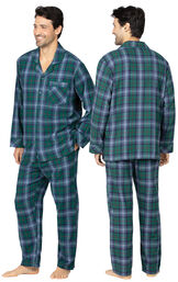 Heritage Plaid Flannel Men's Pajamas image number 1