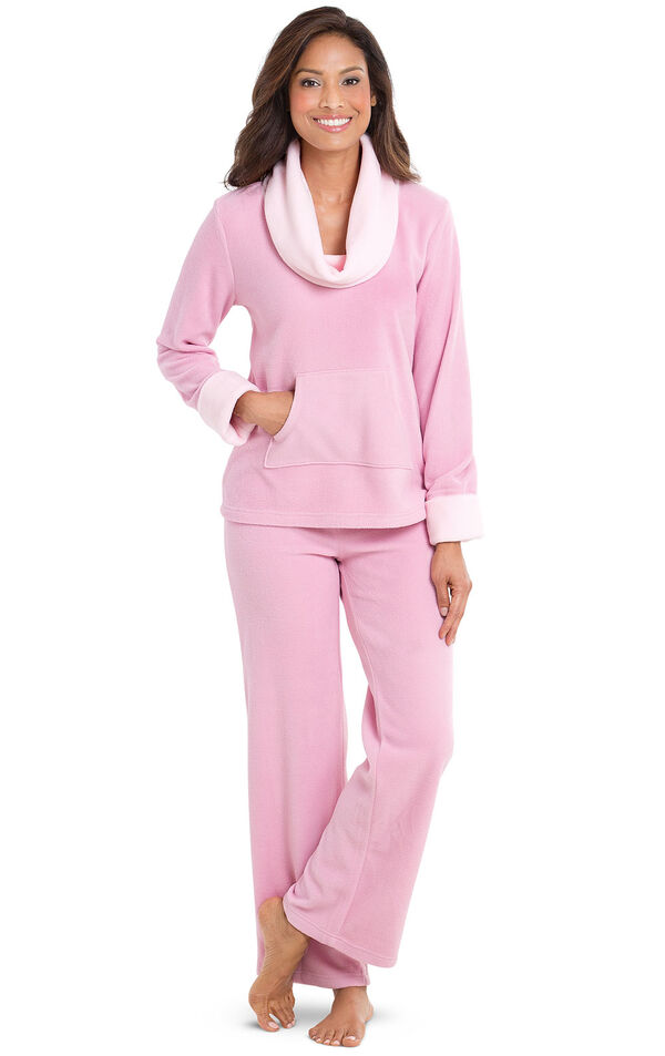 Super Soft Cowl-Neck Pajamas image number 0