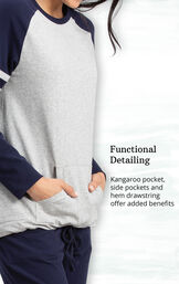 Functional Detailing - Kangaroo pocket, side pockets and hem drawstring offer added benefits image number 3