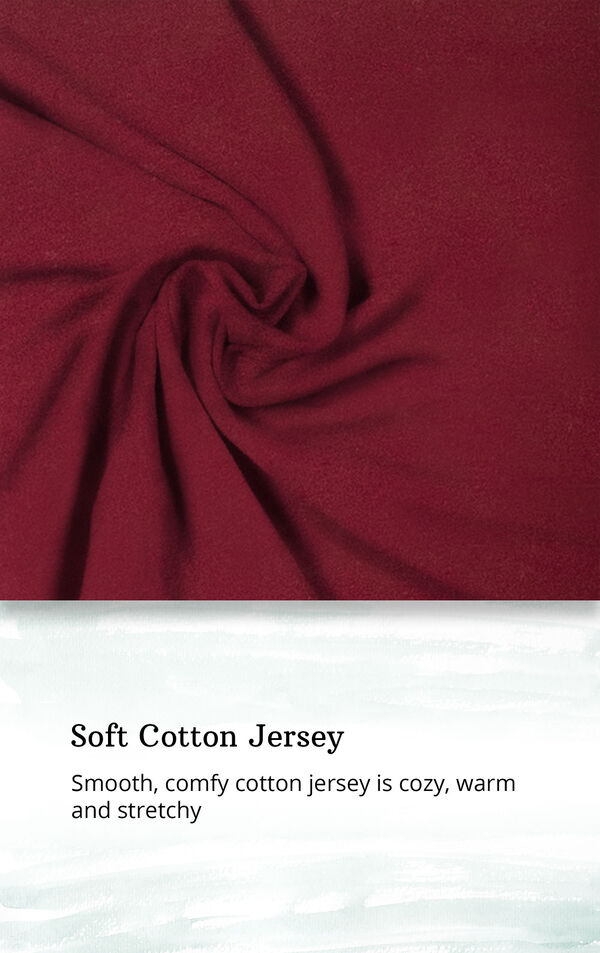 Soft Cotton Jersey - smooth comfy cotton jersey is cozy, warm and stretchy image number 5