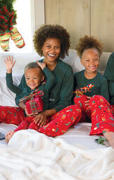 Santasaurus Matching Family Pajamas image number 1