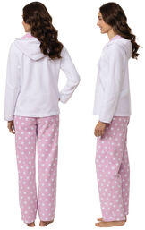 Snuggle Fleece Hoodie Pajamas image number 1