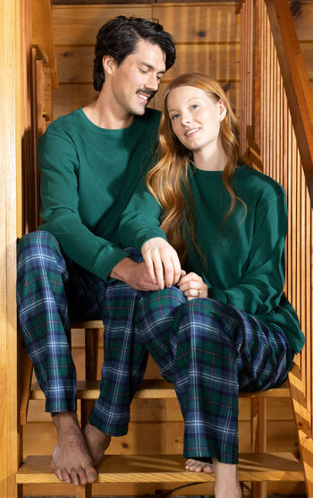 Heritage Plaid His & Hers Matching Pajamas