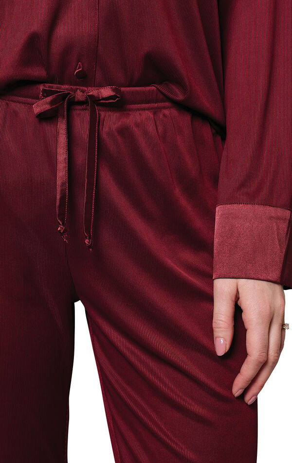 Women's Luxe Satin Button-Front Pajama