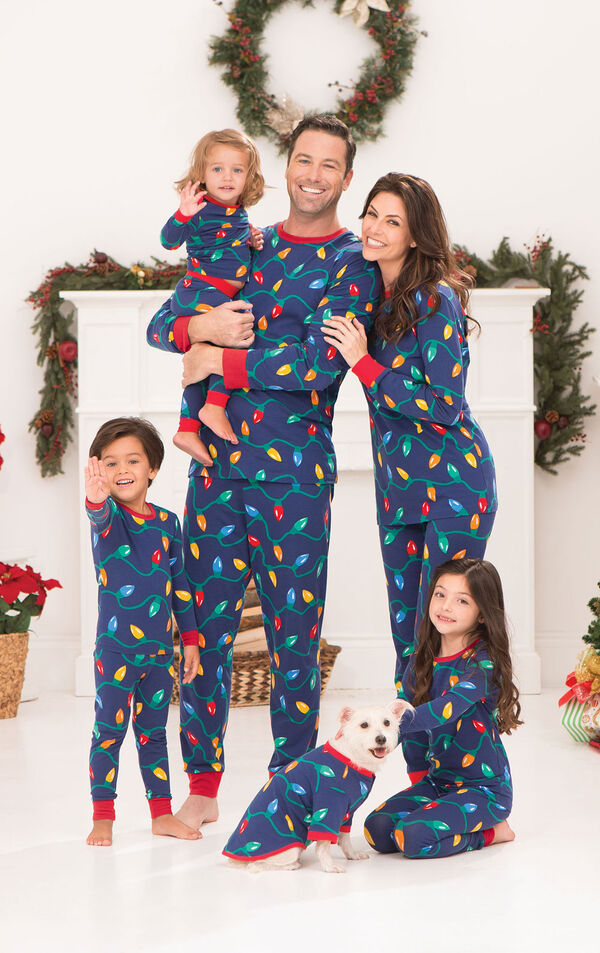 Christmas Lights Matching Family Pajamas image number 2