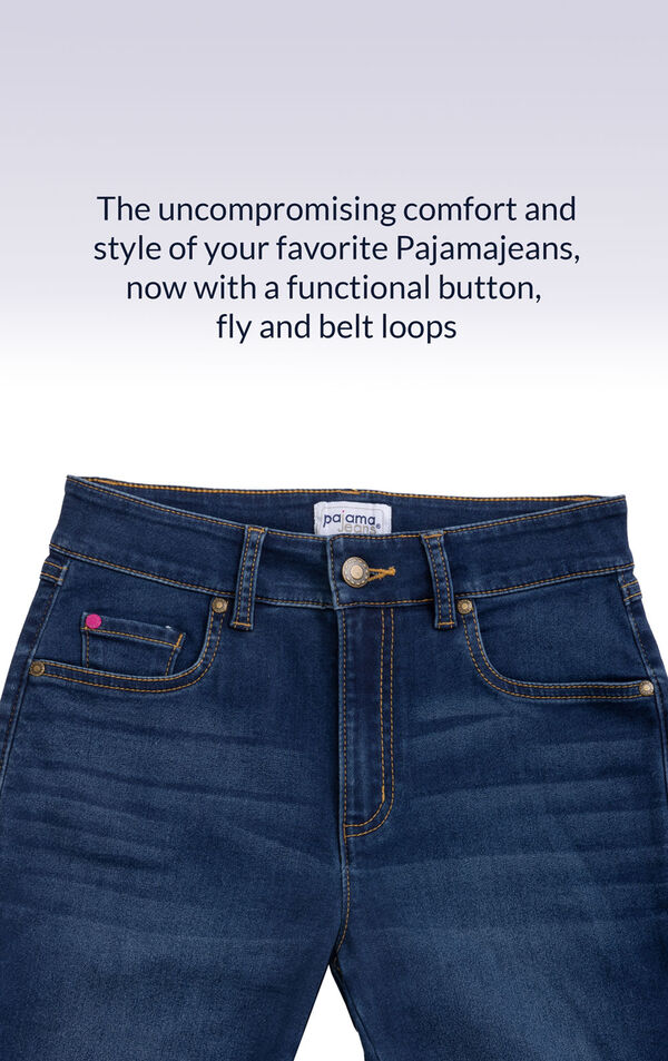 PajamaJeans&reg; - True Skinny Button Fly image number 2