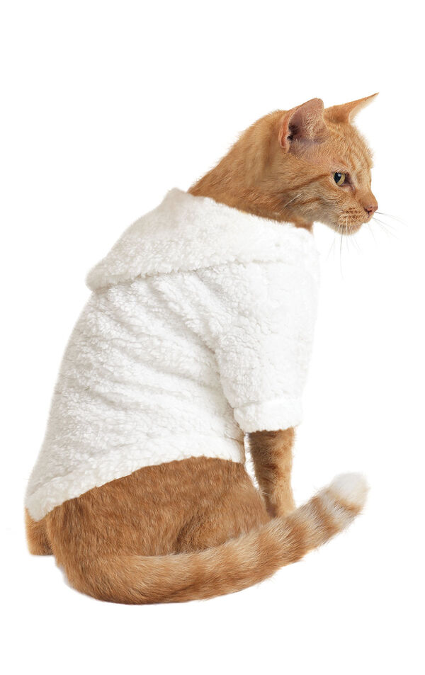 Winter Wonderland Sherpa Hoodie Cat Pajamas image number 0