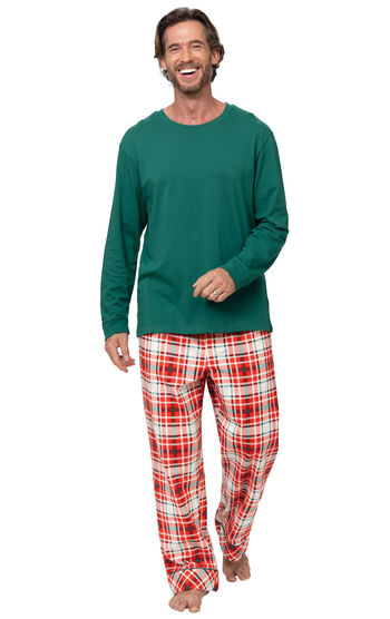 PajamaGram Mens Flannel Pajamas Sets - Warm Hooded Pajamas for Men, Gray,  SM at  Men's Clothing store