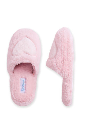 Sweetheart Fleece Slippers - Pink