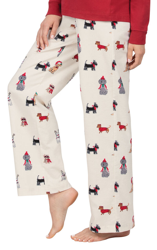 Christmas Dogs Flannel Pant