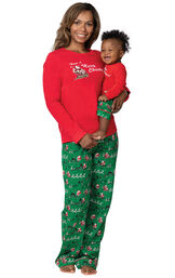 Santa's Sleigh Matching Family Pajamas image number 3