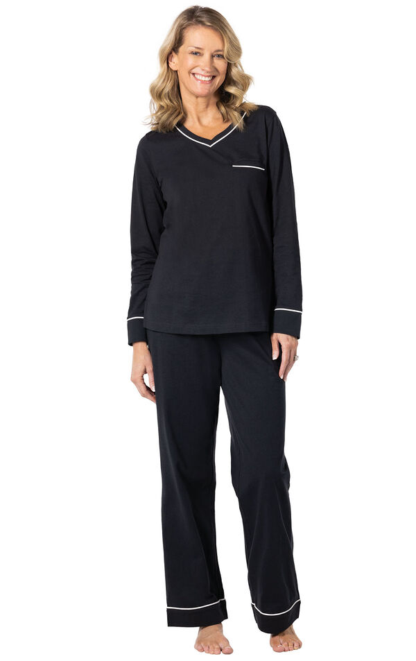 Solid Jersey Pullover Pajamas image number 0