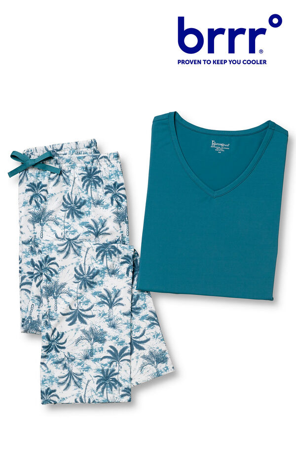 Breezy Jade Mix & Match Pajamas Powered By brrr&deg; image number 0