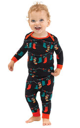 Christmas Stockings Infant Pajamas image number 0