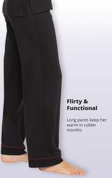 Long pants keep her warm in colder months image number 4