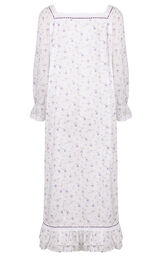 Model wearing Martha Nightgown in Lilac Rose for Women image number 3