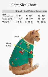 Cats' Sizes X-Small (for cats 4-8 lbs), Small/Medium (for cats 8-15 lbs) and Large/X-Large (for cats 15-22 lbs) image number 2