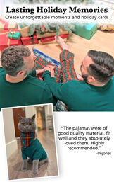 Customer photos of Red and Green Christmas Tree Plaid Matching Family Pajamas image number 2