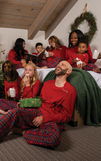 Stewart Plaid Flannel Matching Family Pajamas