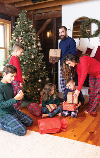 Festive Plaids Family Pajamas